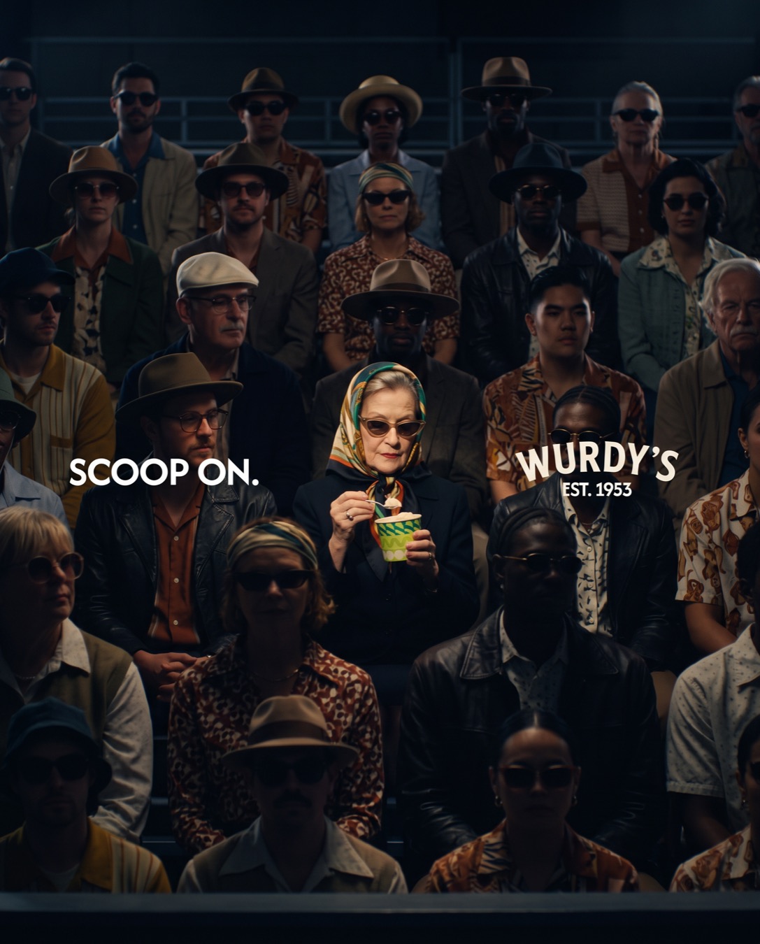 Wurdy's 4:5 feed ad: 'Scoop On.'